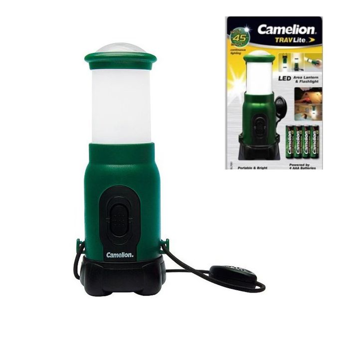 Camelion Torche Portable pour le camping - Vert - 15 x 5 Cm à prix pas cher