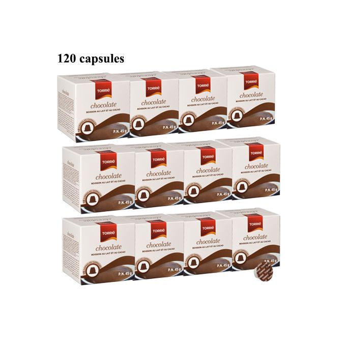 Torrie Pack de 120 capsules Chocolat Chaud - Compatible avec les équipements Nespresso®*. image 0