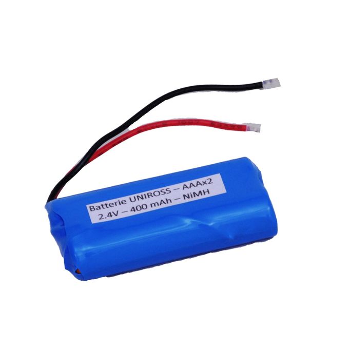Uniross Batterie 2.4 v - 400 mAh - Uniross AAA - avec cosses à