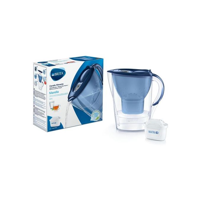 Brita Carafe pour la filtration de l'eau Marella - 2,4 litres - Bleu à prix  pas cher