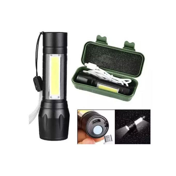 Mini Lampe De Poche COB Lampe Torche Lot De 4 Antidérapant Désign Portable  Pour