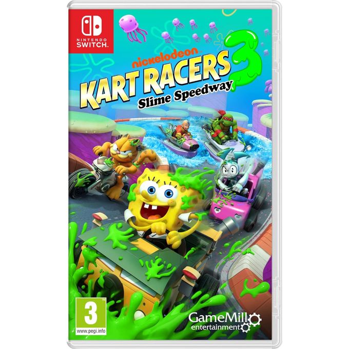 Nickeloden Kart Racer 3 Slime Speedway Switch image 0