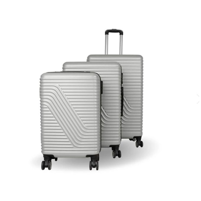 Set de trois valises ABS Gris RI image 0