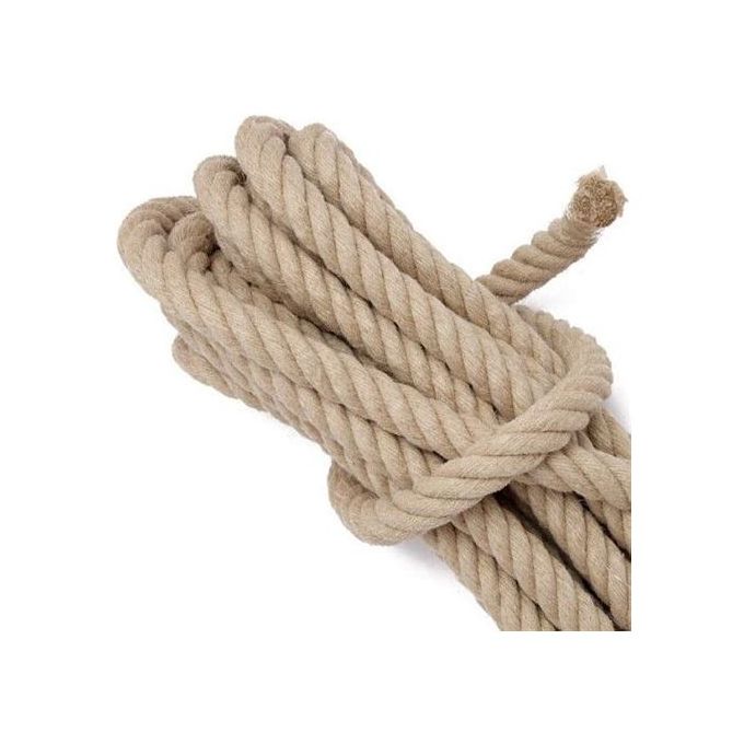 Corde de jute tressée de 10 mm, corde de jute de toile de jute