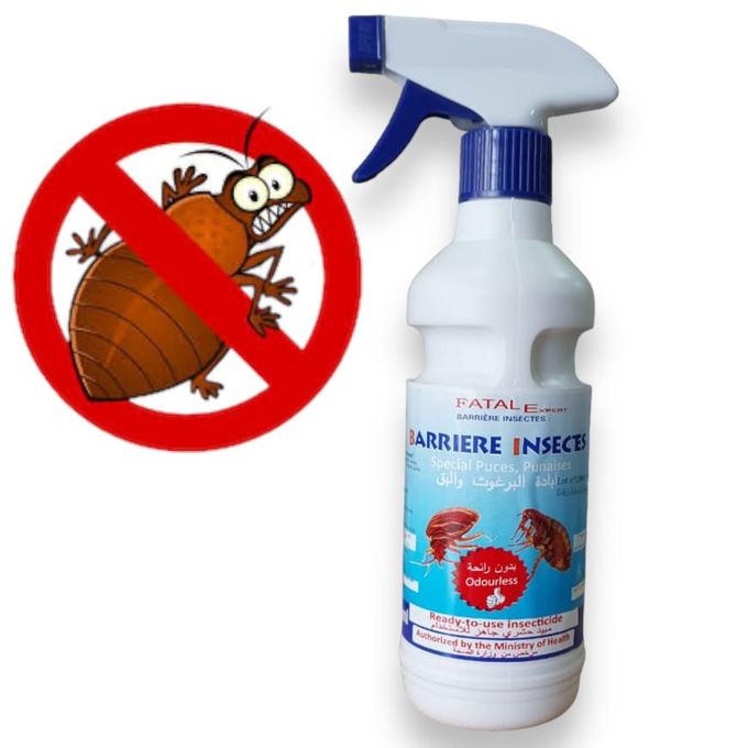Generic Barriere insectes - Anti Puces et Punaises - Sans odeur - 500 ml image 0