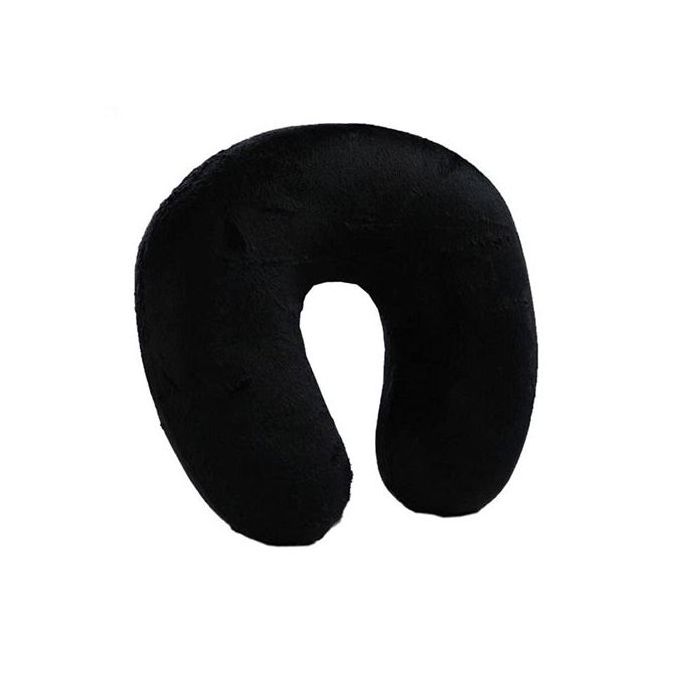 Coussin cale nuque micro bille noir pas cher