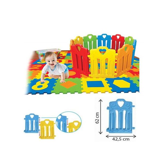 Akar Parc Barriere Bebe 10 Panneaux A Assembler Tapis Puzzle A Prix Pas Cher Jumia Tunisie