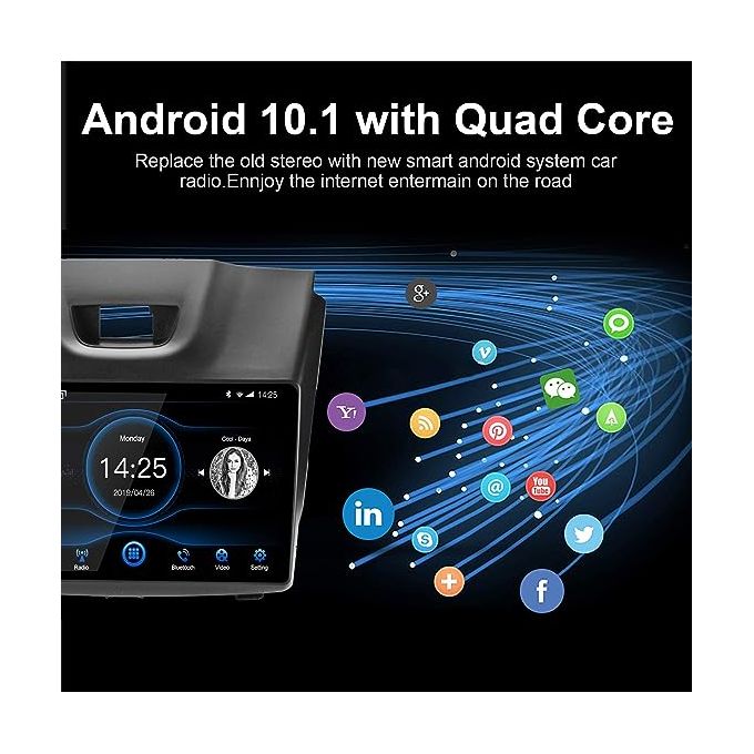 DSK Autoradio Android 10.1 pour Isuzu D-Max 2012-2018 prix tunisie 