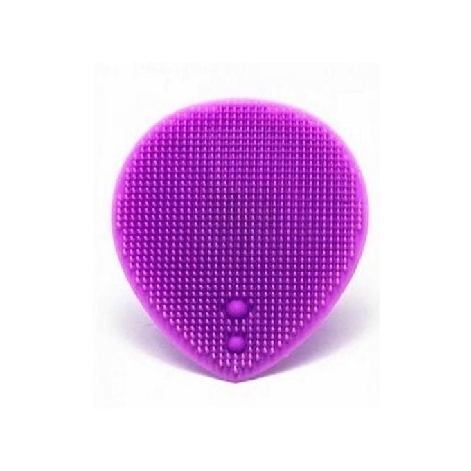 Brosse nettoyant visage silicone violet