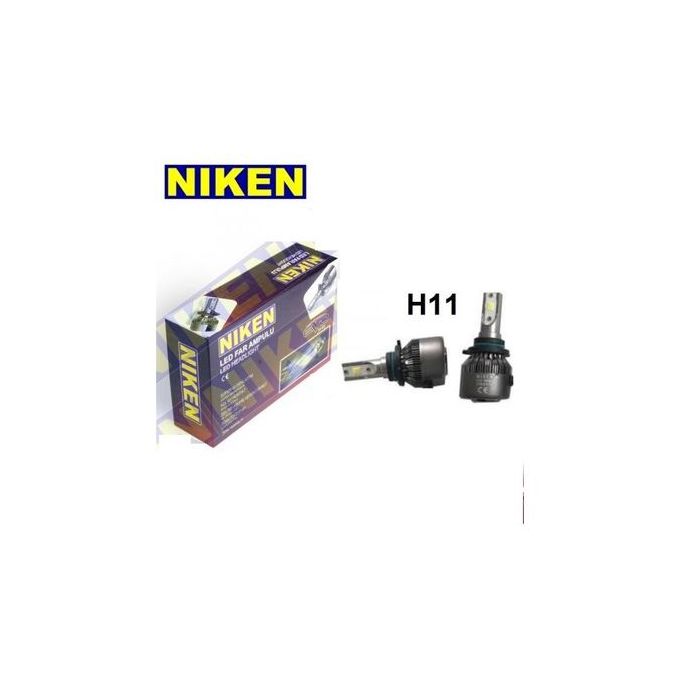 Niken Kit Led H11 Ampoules Lumiere Blanche à prix pas cher