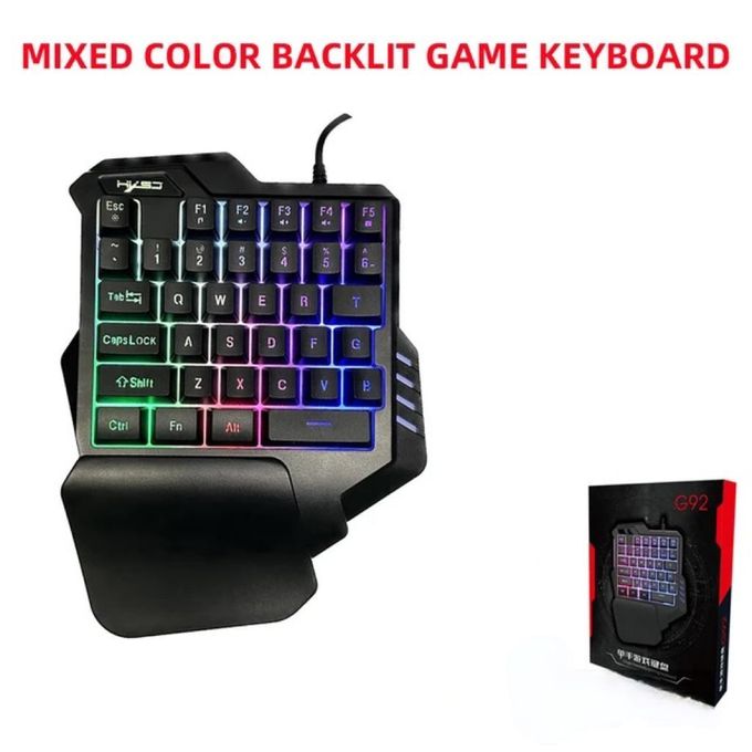 Clavier Stillcool ® Clavier de jeu mécanique G92 RGB clavier Gamer à main  gauche PR Gaming