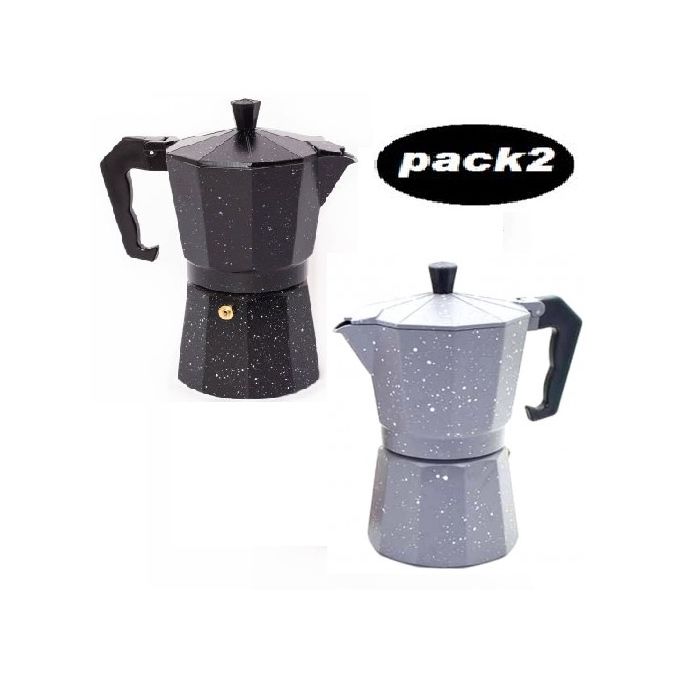 Baya Cafetière italienne expresso inox 6 tasses à prix pas cher