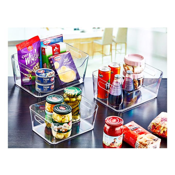 Boîte de rangement pour réfrigérateur – Boîte de rangement transparente  pour aliments frais en plastique, rangement cuisine, rangement frigo :  : Cuisine et Maison