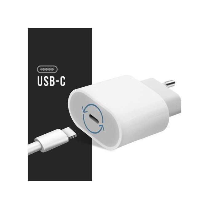 Treqa Chargeur rapide compatible avec iPhone 12/13 - 20W USB-C + Câble  USB-C vers Lightning à prix pas cher