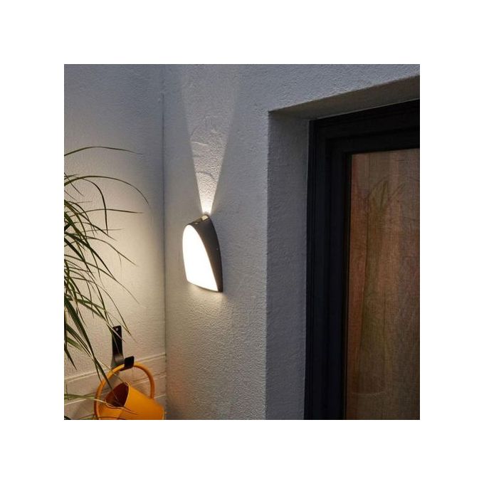 Slide  #3 Applique led moderne - Etanche - 18w - 3000 K - Noir