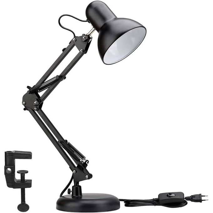 Sans Marque Lampe bureau - réglable - style moderne - Noir à prix