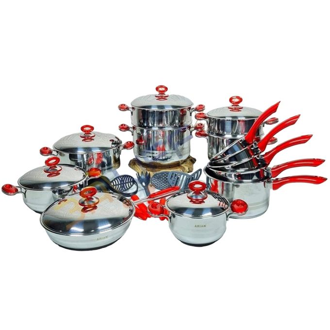 Ensemble de cuisine - Batterie de 5 casseroles Pièces - INOX 18/10