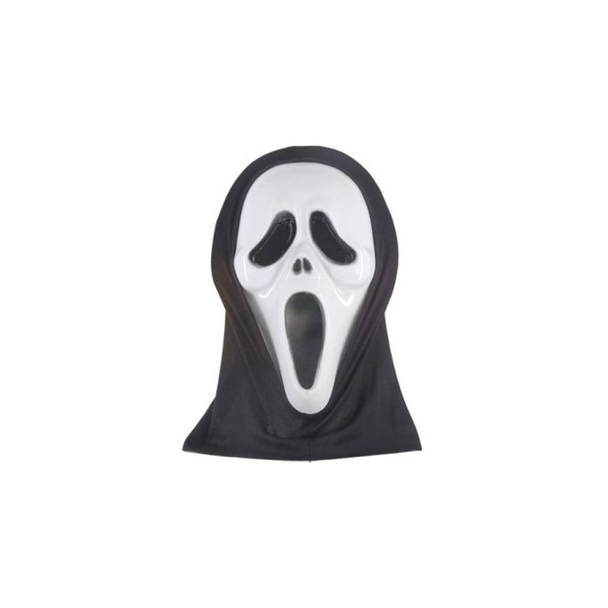Masque d'Halloween Scream - Blanc image 0