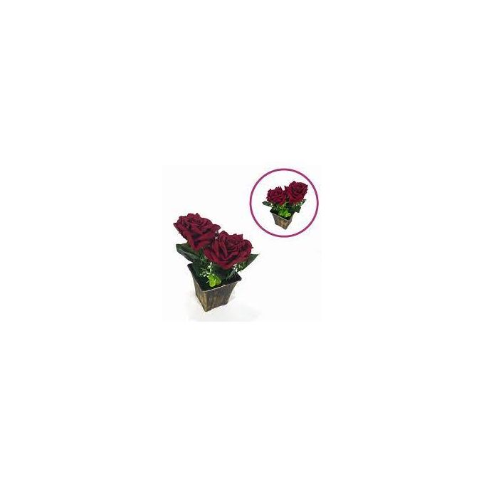 Sans Marque Plante Artificielle - Fleur Rouge - avec pot en plastique - 17  X 14 Cm à prix pas cher | Jumia Tunisie