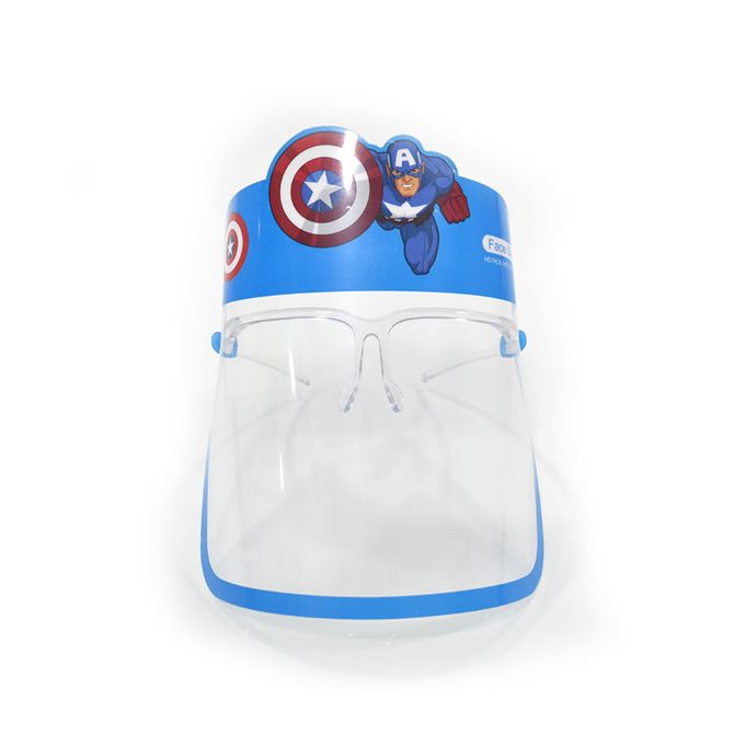 Innovy Visière de protection avec lunette pour enfant - Model CAPTAIN AMERICA image 0