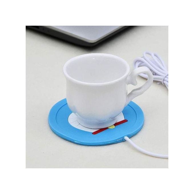 Slide  #4 Pack 3 Sous Plat Chauffe-Tasse Usb Silicone - Multicouleur