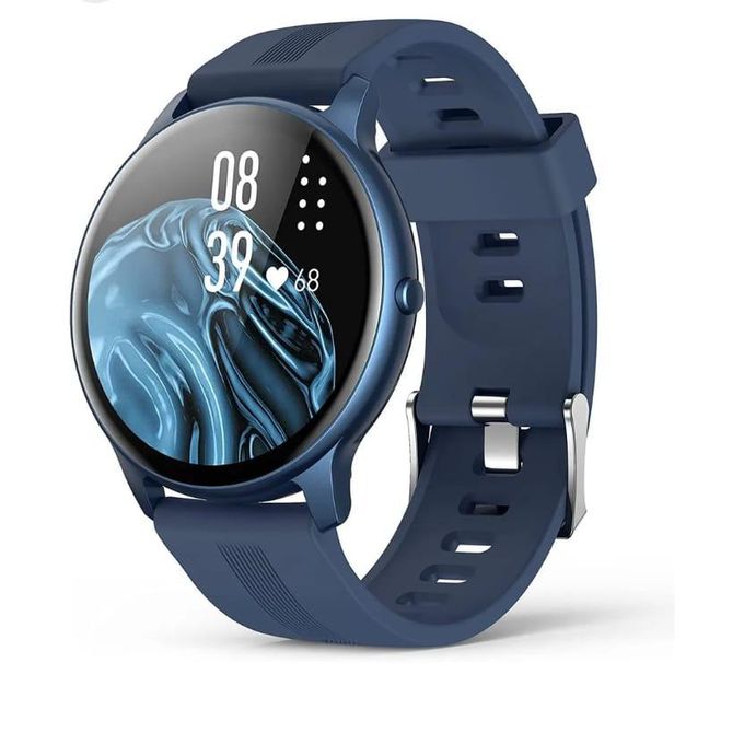 Generic AGPTEK Smartwatch Homme, Montre Connectée Bluetooth 5.0 Sport Etanche IP68 Bracelet Intelligent Fitness Tracker avec Fréquence Cardiaque Podomètre Contrôle de la Musique pour iOS et Android-Bleu image 0
