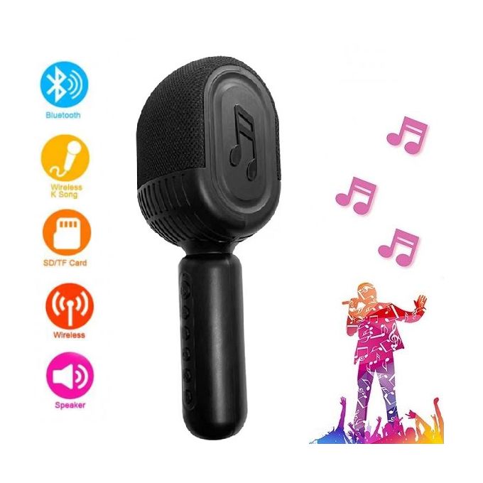 Microphone Karaoké Sans Fil, Microphone Karaoké Bluetooth Portable pour  Enfants/Adultes Chanter, Compatible avec Android/PC ou 