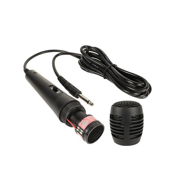 Microphone Filaire pour Système de Karaoké - Jack 6.35mm
