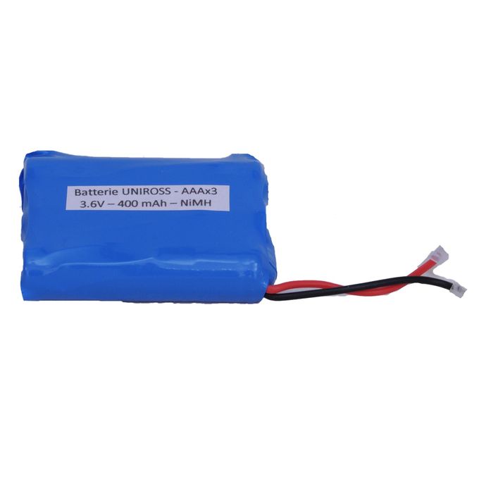 Uniross Batterie 2.4 v - 400 mAh - Uniross AAA - avec cosses à