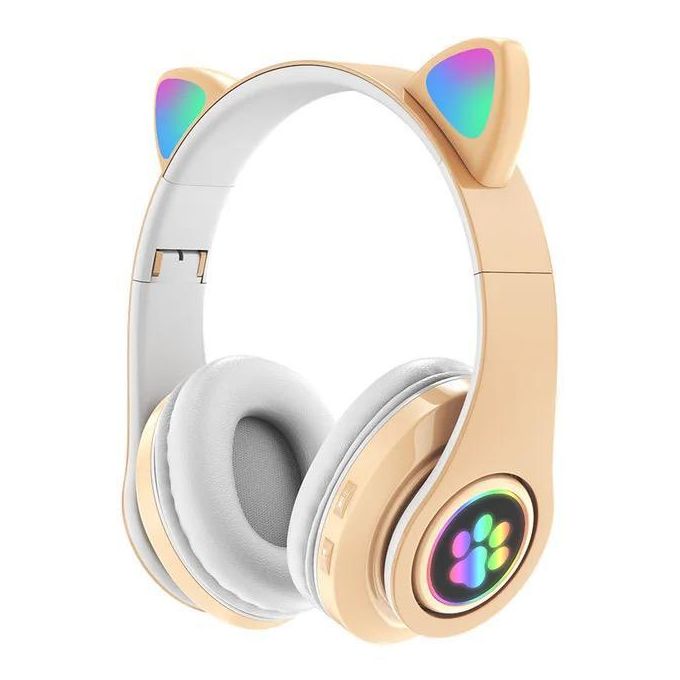 Generic Casques Sans Fil Bluetooth Pour Enfants,Oreille De Chat