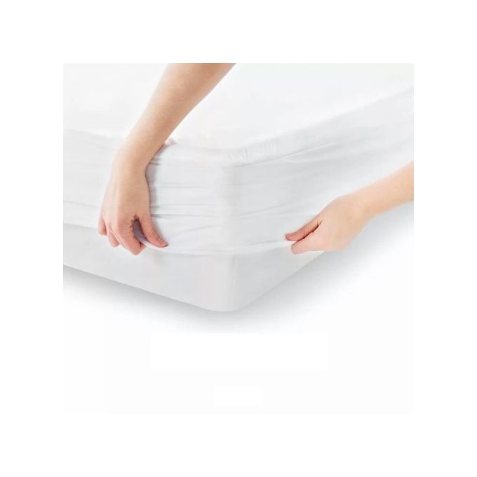 CASA-NOVA Protège Matelas imperméable tissu éponge - 190 * 160 cm - Blanc à  prix pas cher