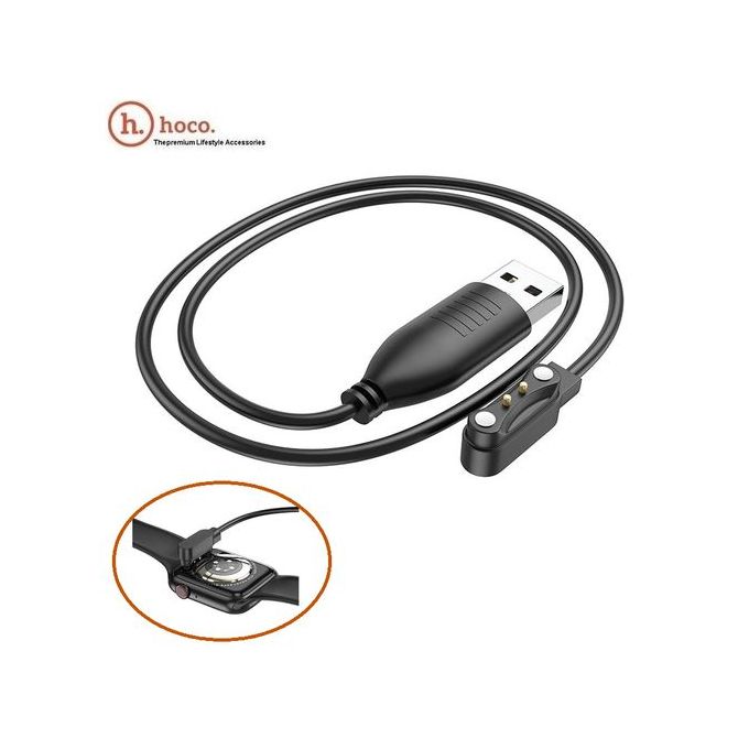 Hoco Câble de charge magnétique pour montre connectée 2 Pins à ± 4mm Style  ±12.3mm à prix pas cher
