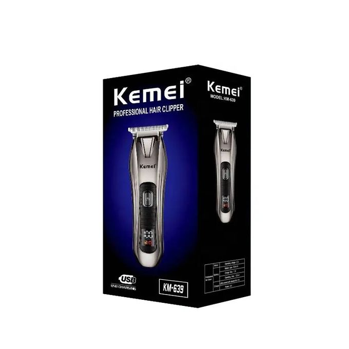 Kemei Tondeuse Rechargeable Double Vitesse -Afficheur Led - 0 Finition image 0