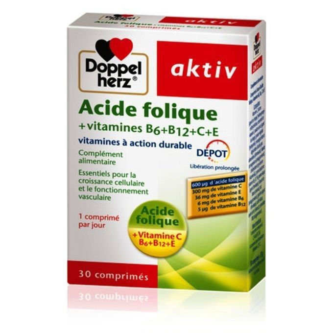Doppelherz aktiv ACTIV - Acide Folique - 30 comprimés image 0
