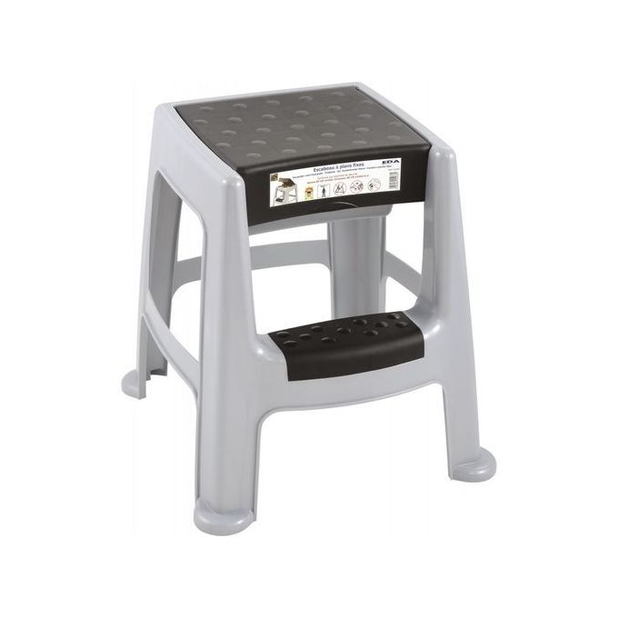 Sofpince Tabouret Marche pied - Noir & Rouge à prix pas cher