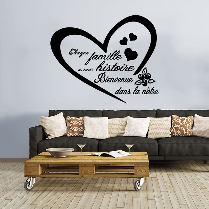 Sticker mural - chaque famille image 0