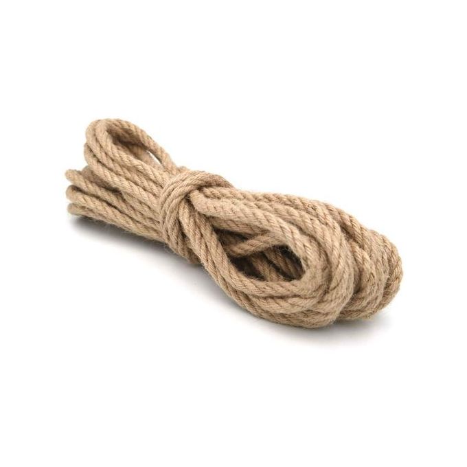 Vintage Corde de Jute - Corde de chanvre - Naturel - 20 M - 6mm à