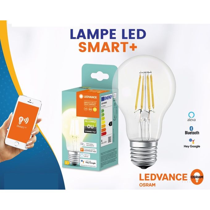 Ledvance Lampe Led smart variable - Connecté Bluetooth - e27 - 60 w à prix  pas cher
