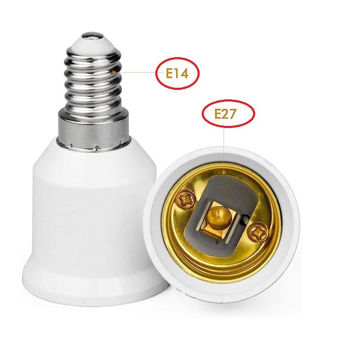 Adaptateur pour lampe douille E27 vers E14