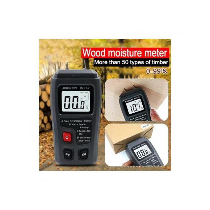 XRCLIF-Humidimètre pour bois, hygromètre, détecteur d'humidité du bois, testeur  d'humidité de la densité des arbres - AliExpress