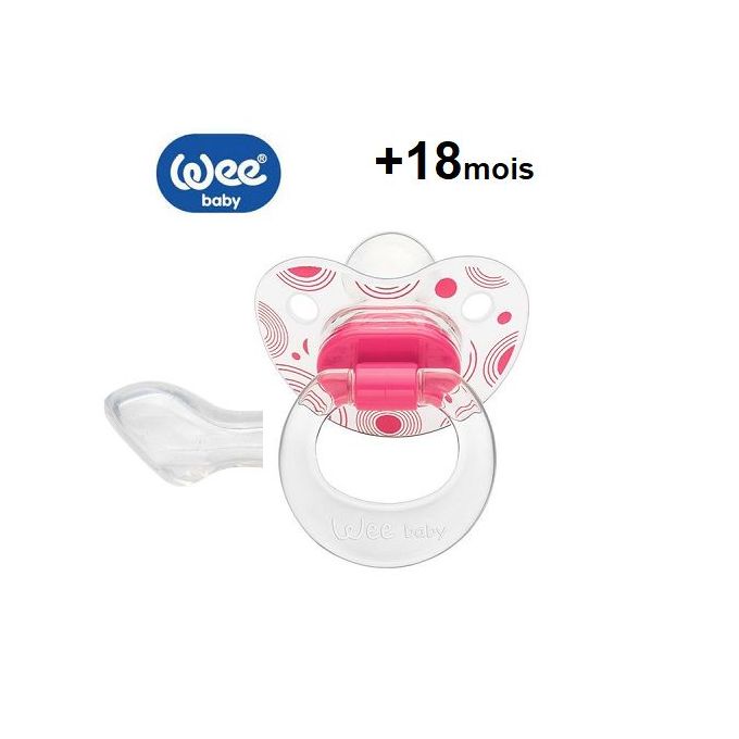 Wee Baby (Pack de 4) Tétine pour bébé Tétine de dentition à motifs  d'animaux avec tétine orthodontique en silicone pour des den118 - Cdiscount  Puériculture & Eveil bébé