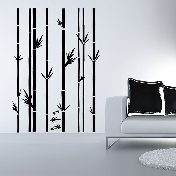 artzy Sticker mural bambous - Noir - 57*88 cm prix tunisie 