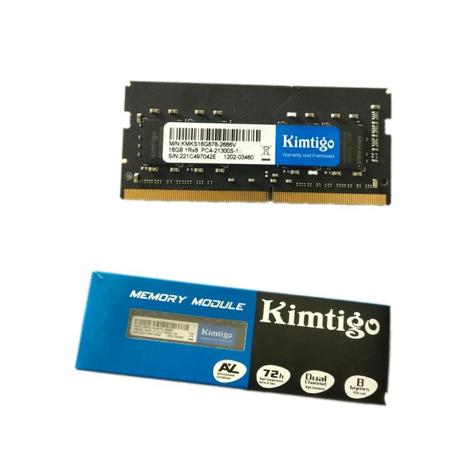 Kimtigo Barrette Mémoire 16Go DDR4 - 2666 MHZ - Pour PC Portable image 0