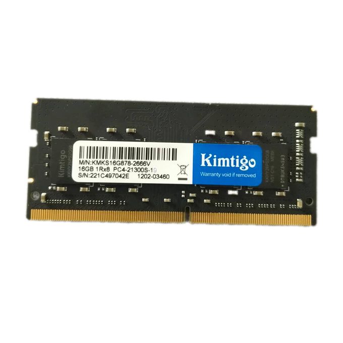 Slide  #2 Kimtigo Barrette Mémoire 16Go DDR4 - 2666 MHZ - Pour PC Portable