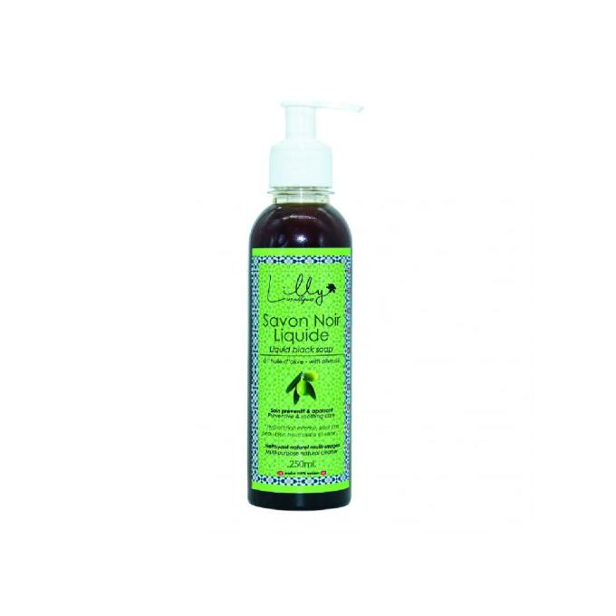 Lilly cosmétiques Savon noir liquide à l'huile d'olive - 250ml image 0