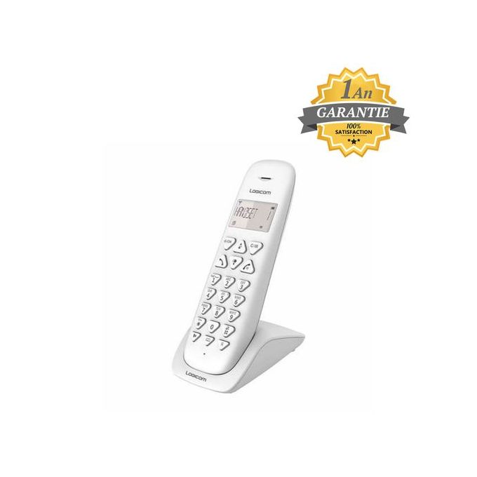 Logicom Téléphone Sans Fil VEGA 150 SOLO Blanc - Garantie 1 an image 0