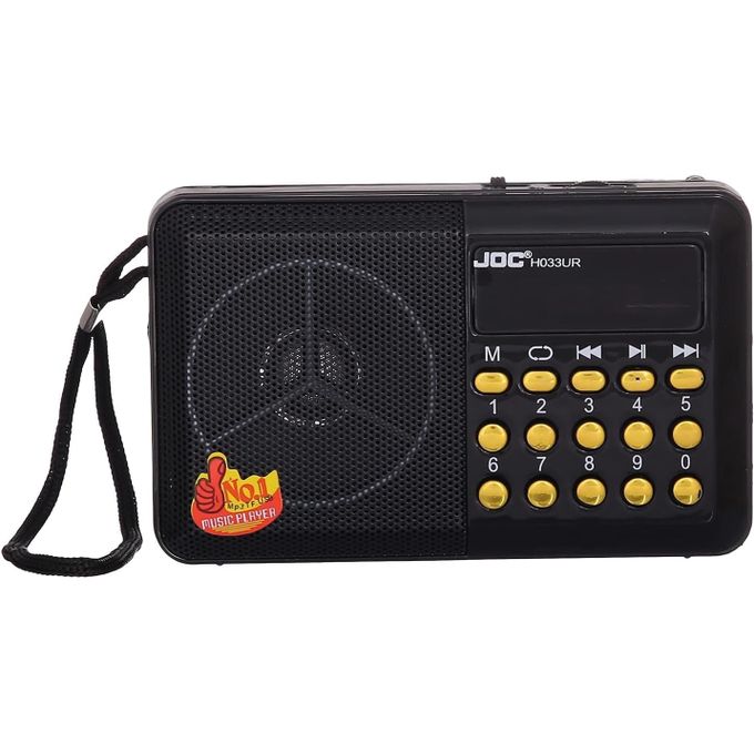 Joc Mini Radio FM Bluetooth avec Fonctions jack Carte SD Clé USB à