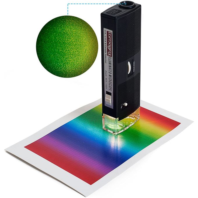 Le top du microscope de poche lumineux - idéal pour smartphones ou