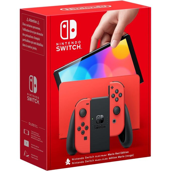 Nintendo Switch - Modèle OLED - Édition Limitée Mario - Rouge image 0