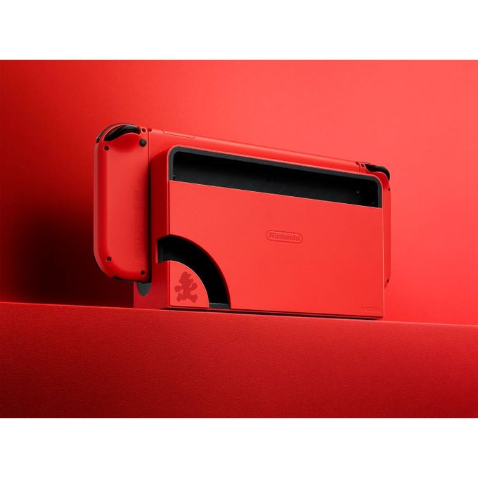 Slide  #4 Nintendo Switch - Modèle OLED - Édition Limitée Mario - Rouge